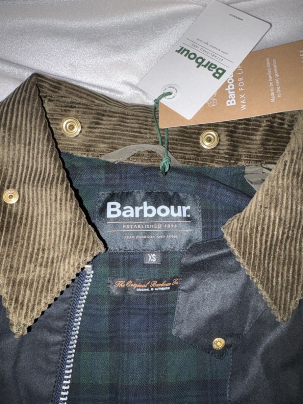 NWT BARBOUR X FLOWER MOUNTAIN
Jacket - Navy-Orange - Picture 11 of 16
